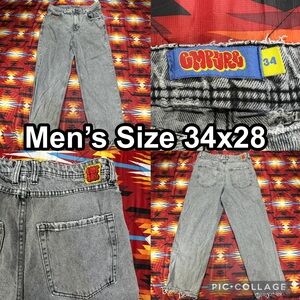 Empyre Gray Relax Skater Grunge Jeans Men’s Size 34x28 Distressed